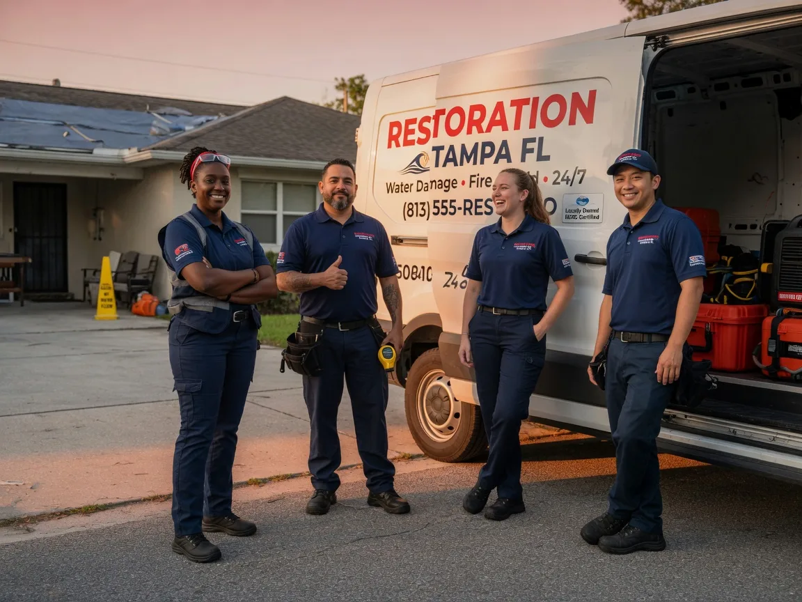 Water Damage Restoration company in New Vienna, OH