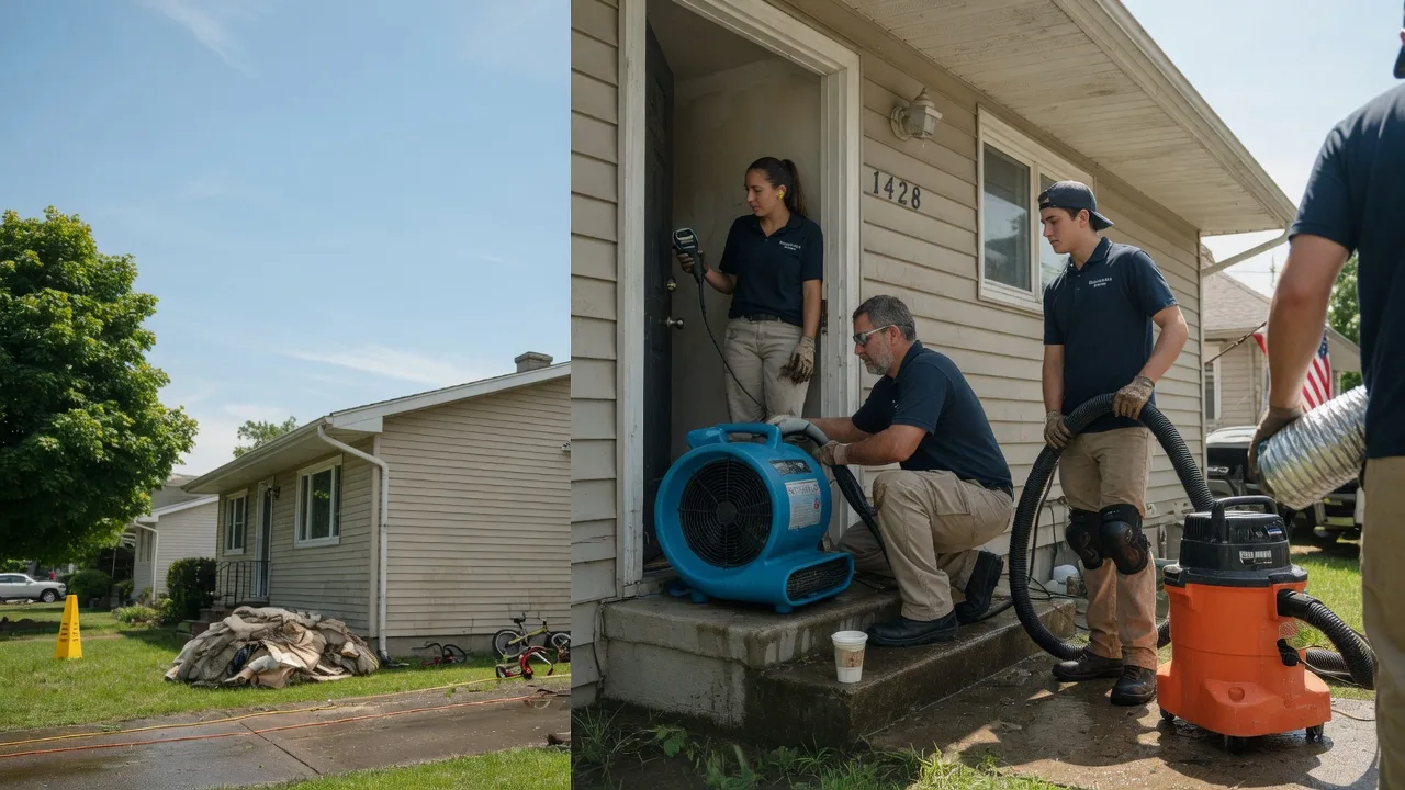 Water Damage Restoration in New Vienna, OH near me